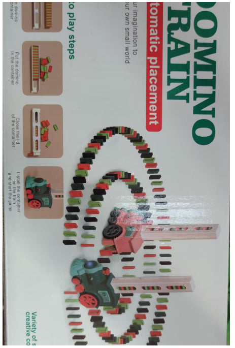 Automatic Domino Placing Train Set