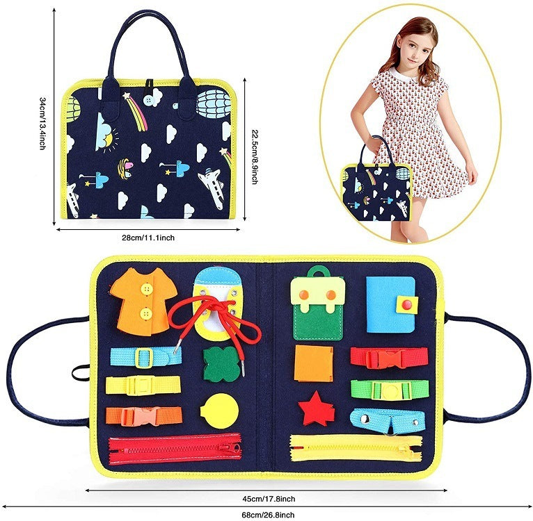Busy Board Activity Book with Carry Handle