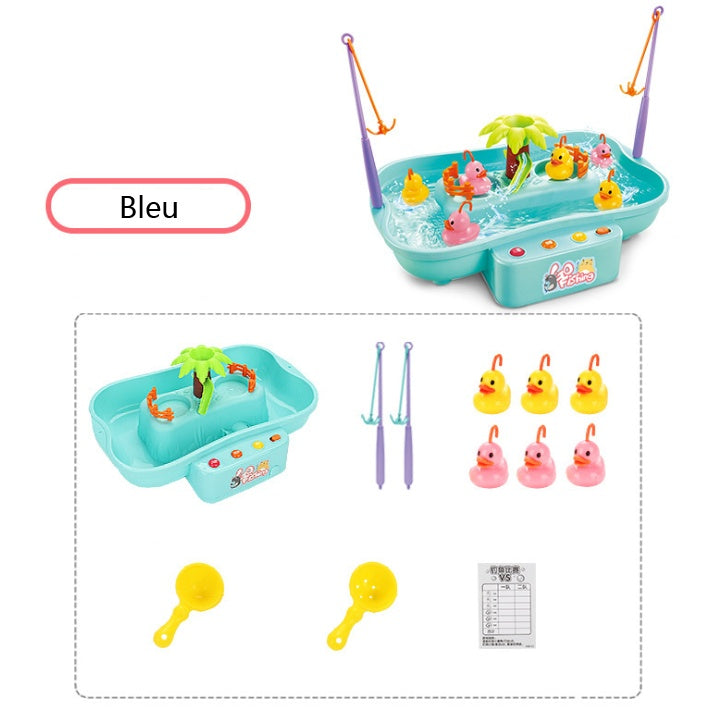 Rotating Fishing Game Set with Magnetic Rods