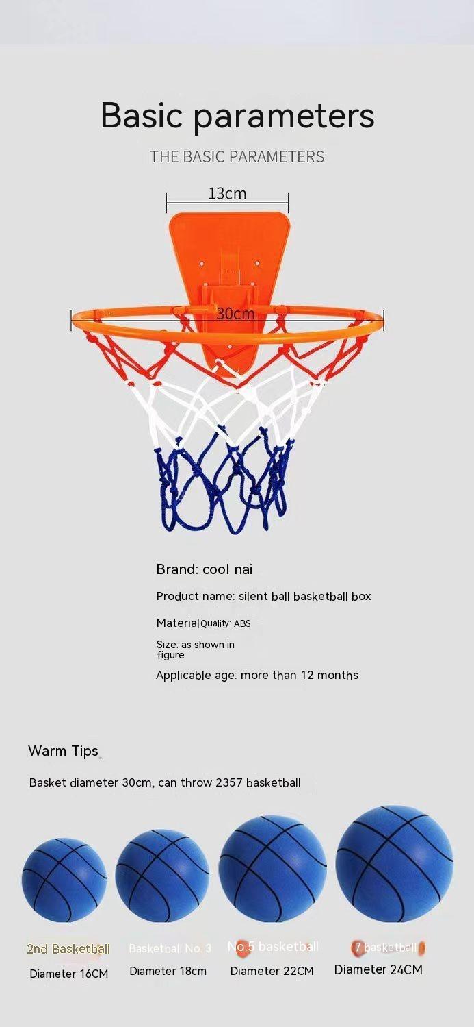 Silent Foam Basketball for Children, Soft and Elastic