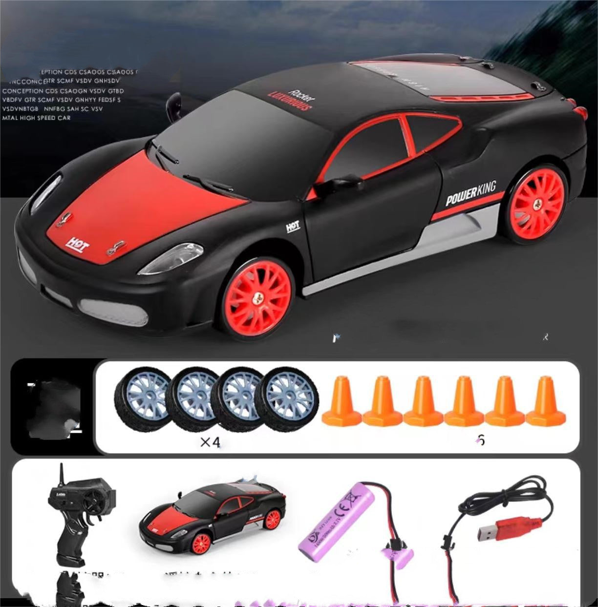 2.4 GHz Remote Control Drift Car with Four-Wheel Drive