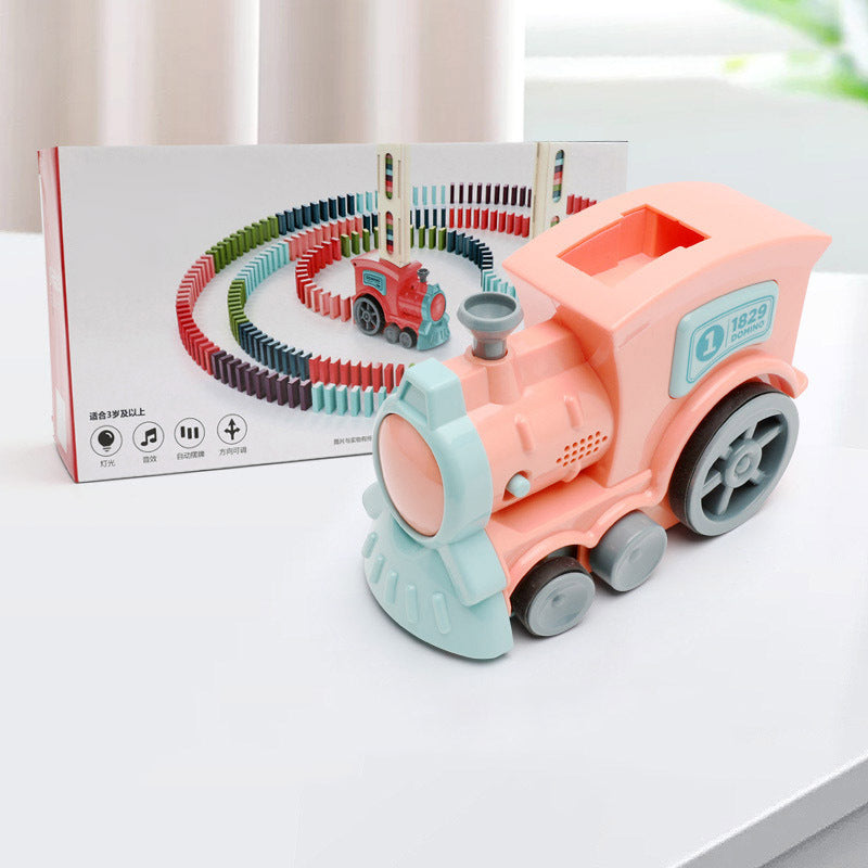 Automatic Domino Placing Train Set