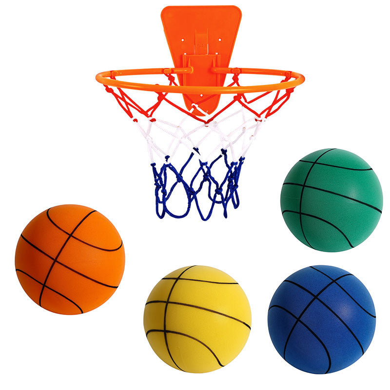 Silent Foam Basketball for Children, Soft and Elastic