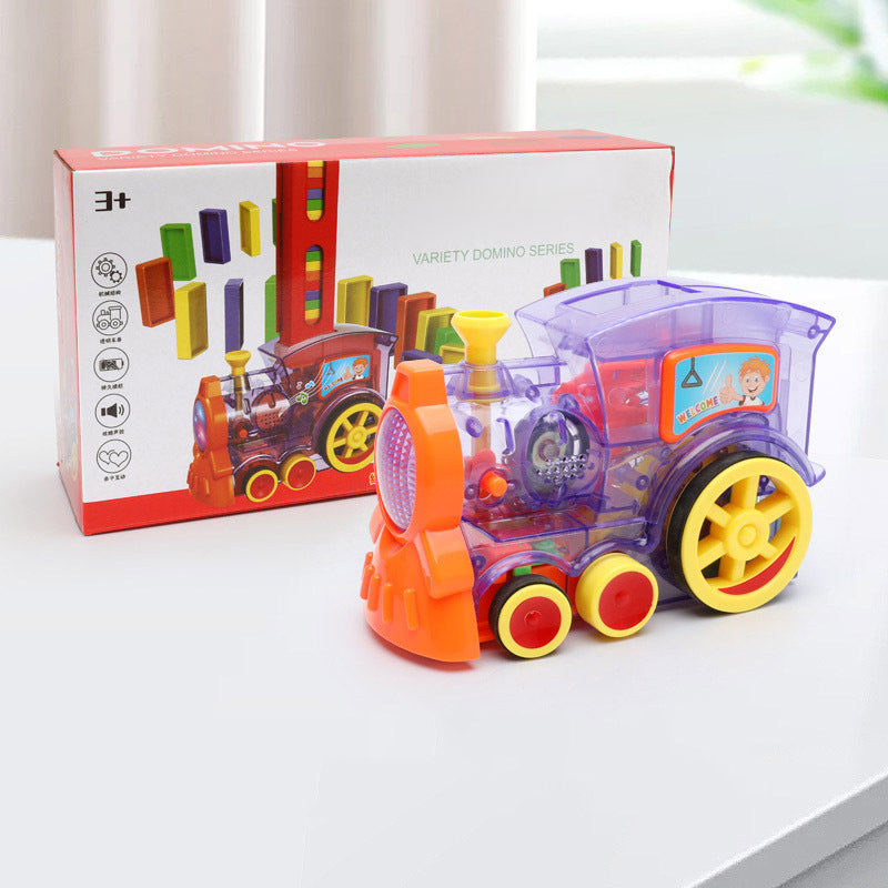 Automatic Domino Placing Train Set
