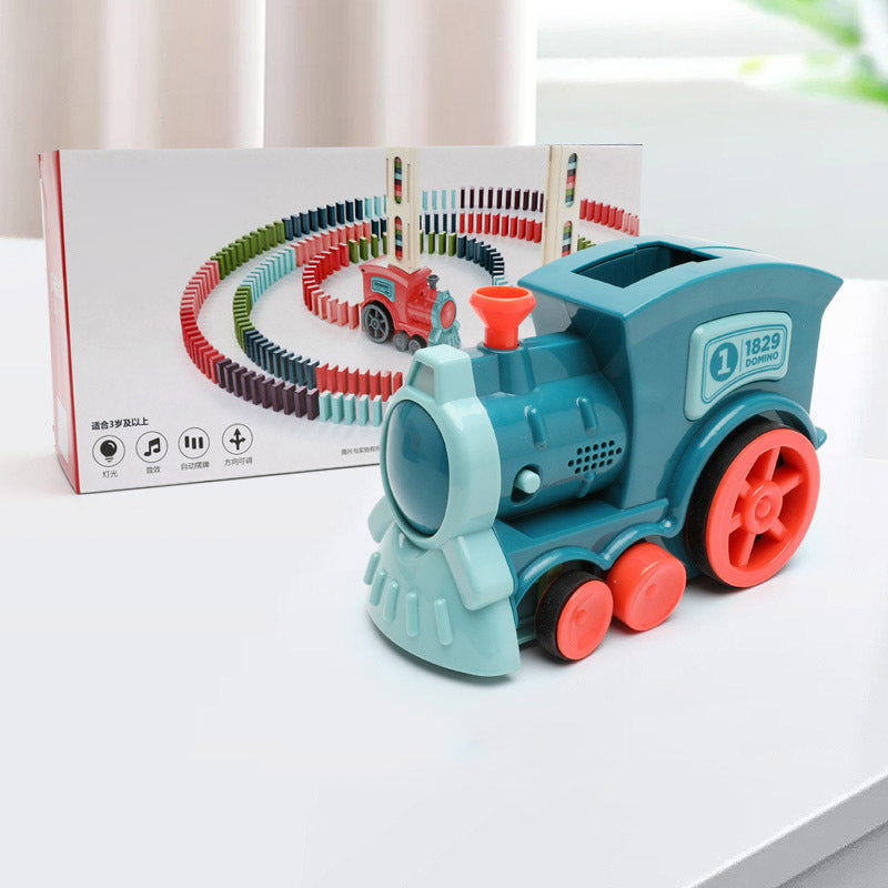 Automatic Domino Placing Train Set