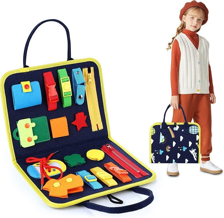 Busy Board Activity Book with Carry Handle
