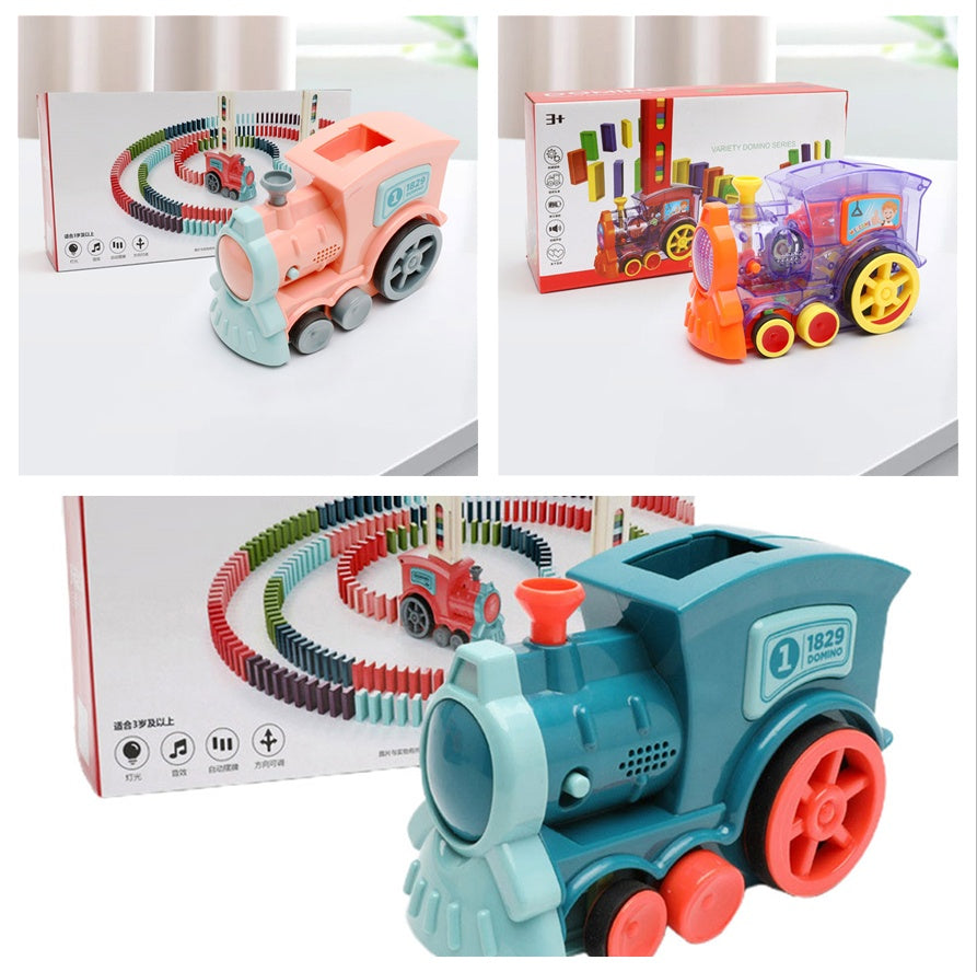 Automatic Domino Placing Train Set