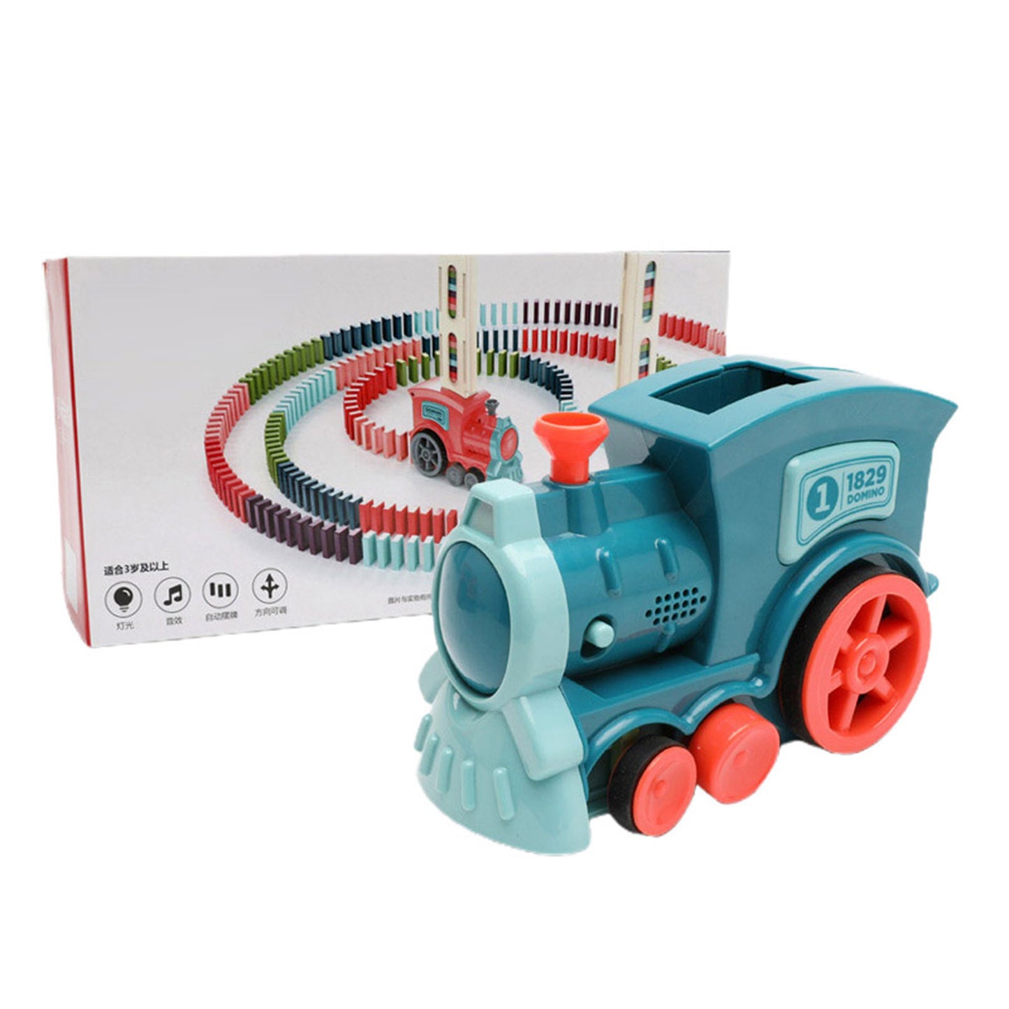 Automatic Domino Placing Train Set