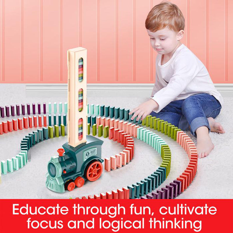 Automatic Domino Placing Train Set