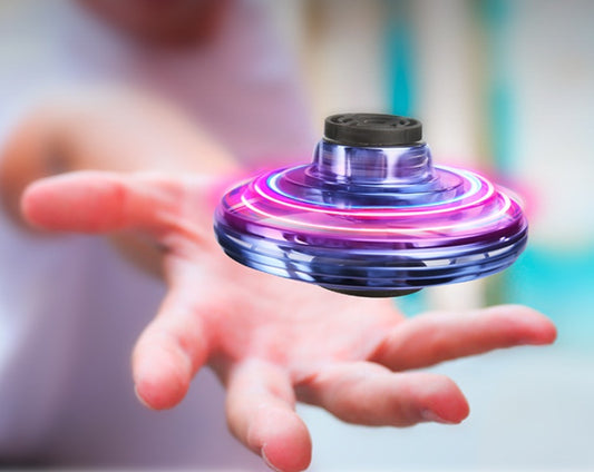 Flying Spinner Toy with LED Lights