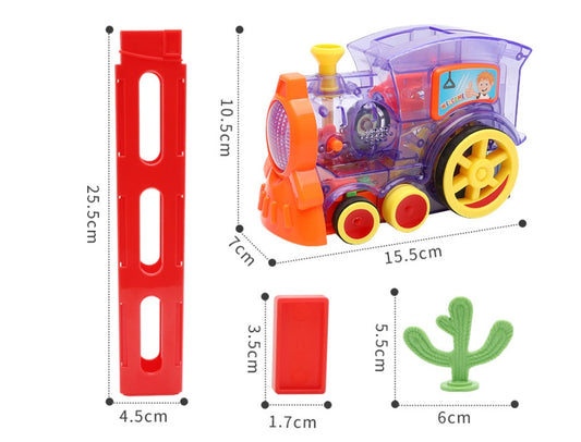 Automatic Domino Placing Train Set