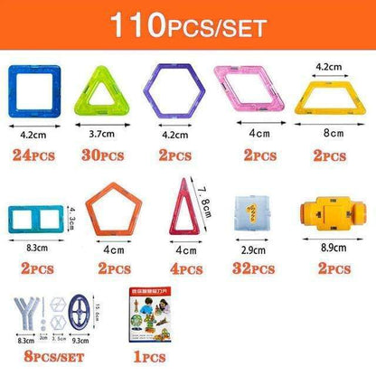 Magnetic Building Blocks Construction Set