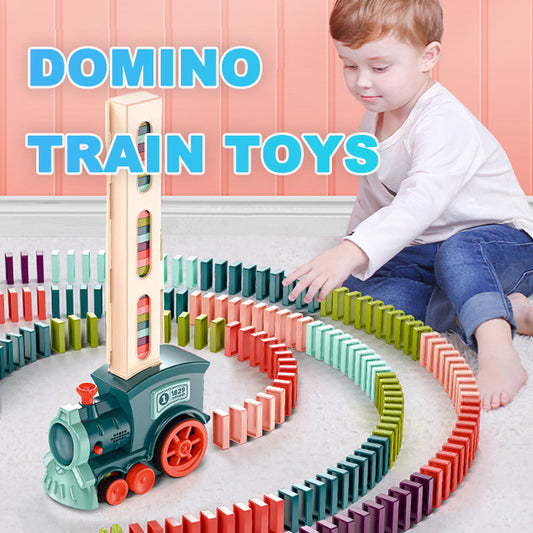 Automatic Domino Placing Train Set