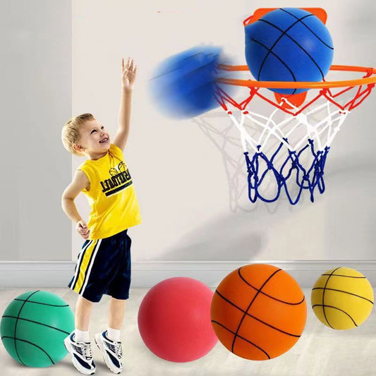 Silent Foam Basketball for Children, Soft and Elastic