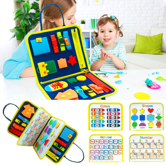 Busy Board Activity Book with Carry Handle