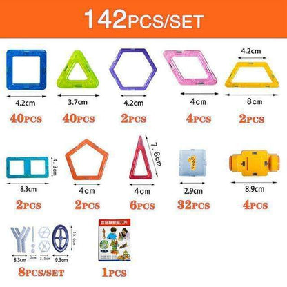 Magnetic Building Blocks Construction Set